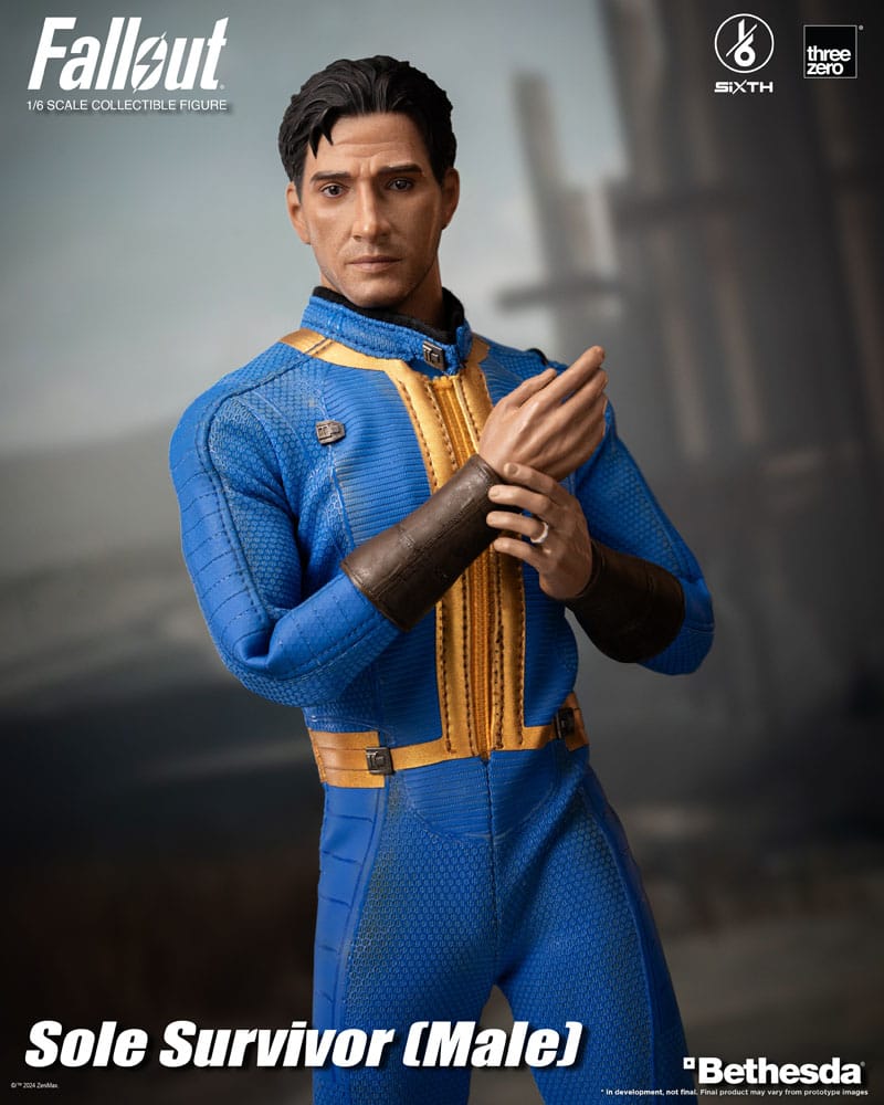 Fallout 4 Sole Survivor (Male) 1/6 Scale FigZero Figure, alternate view