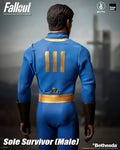 Fallout 4 Sole Survivor (Male) 1/6 Scale FigZero Figure, side angle