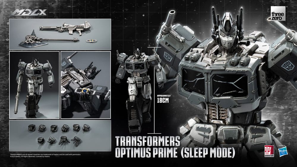 HEO Exclusive Transformers Optimus Prime Sleep Mode 7" Action Figure