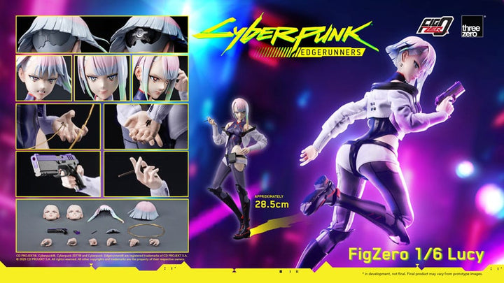Threezero Cyberpunk Edgerunners Lucy 1/6 Scale Action Figure