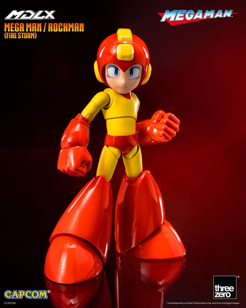 ThreeZero MDLX MegaMan Fire Storm 4" Scale Action Figure