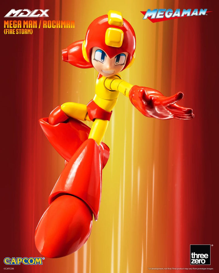 ThreeZero MDLX MegaMan Fire Storm 4" Scale Action Figure