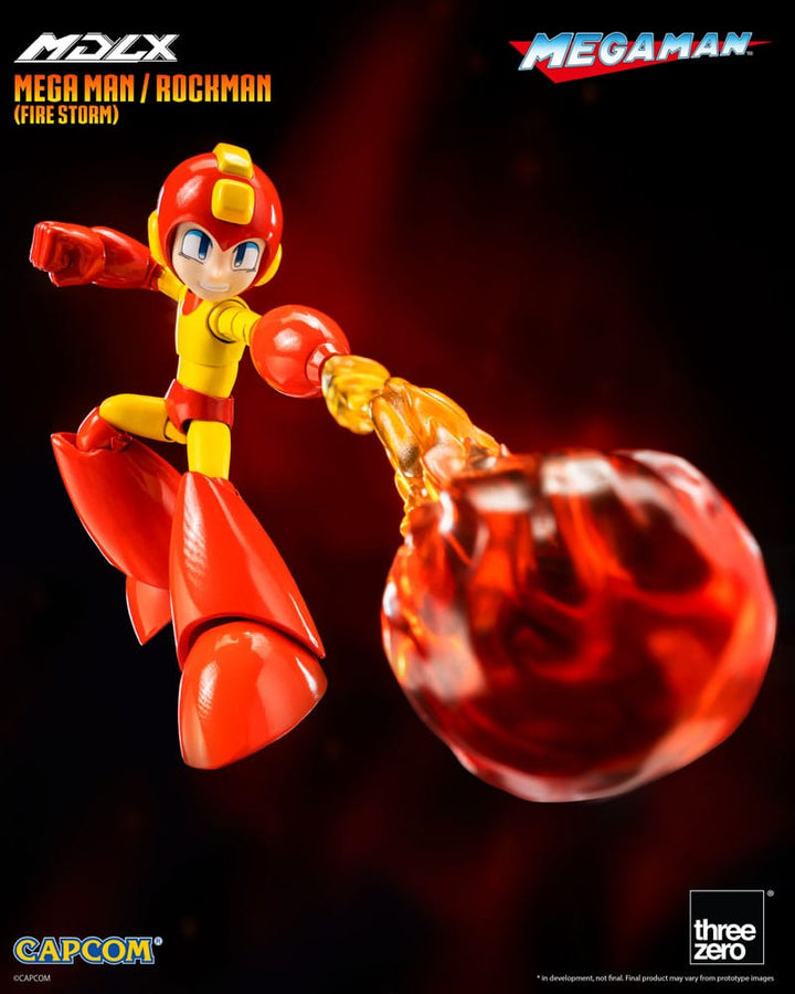 ThreeZero MDLX MegaMan Fire Storm 4" Scale Action Figure