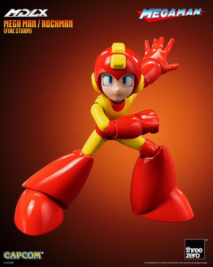 ThreeZero MDLX MegaMan Fire Storm 4" Scale Action Figure