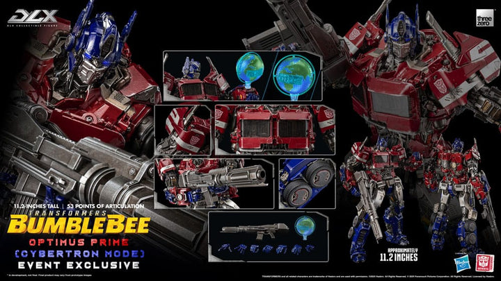 HEO Exclusive Transformers Bumblebee Optimus Prime Cybertron Mode 1/6 Scale Action Figure [Deluxe]