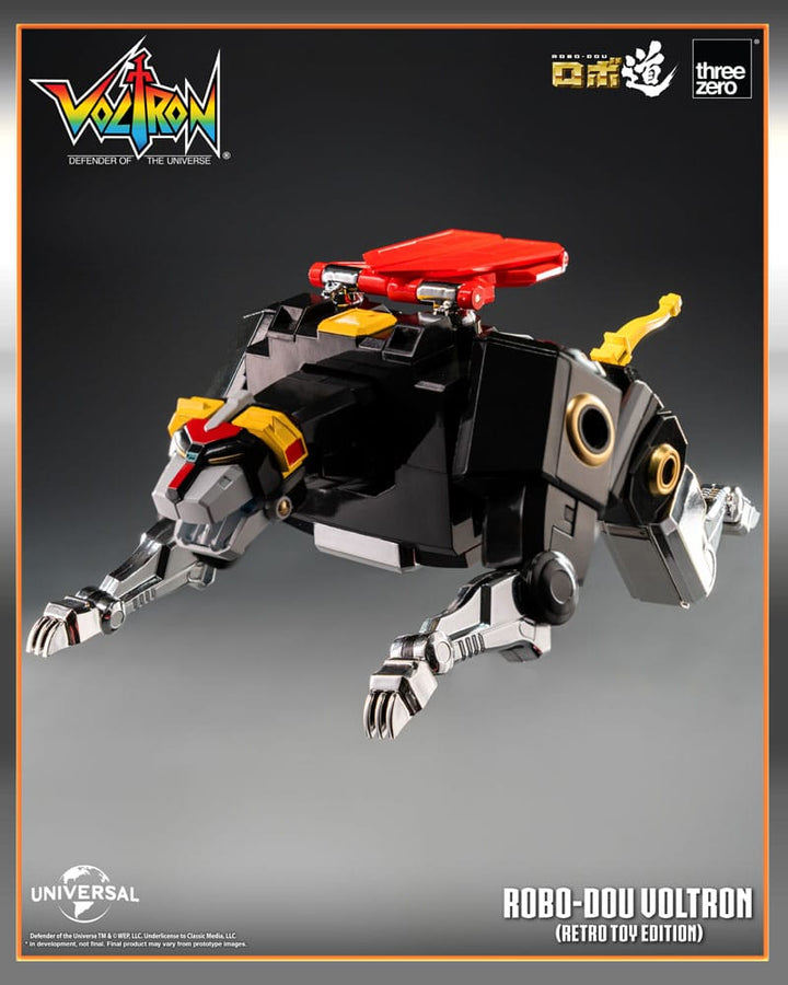 Voltron Retro Toy Edition Robo Dou Action Figure Voltron Defender of the Universe 27 cm
