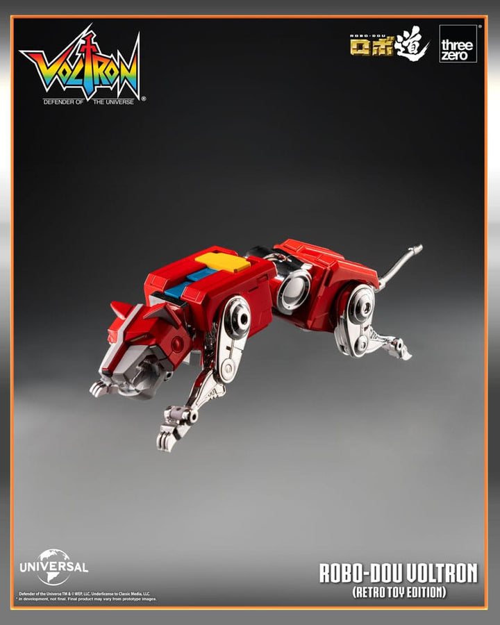 Voltron Retro Toy Edition Robo Dou Action Figure Voltron Defender of the Universe 27 cm