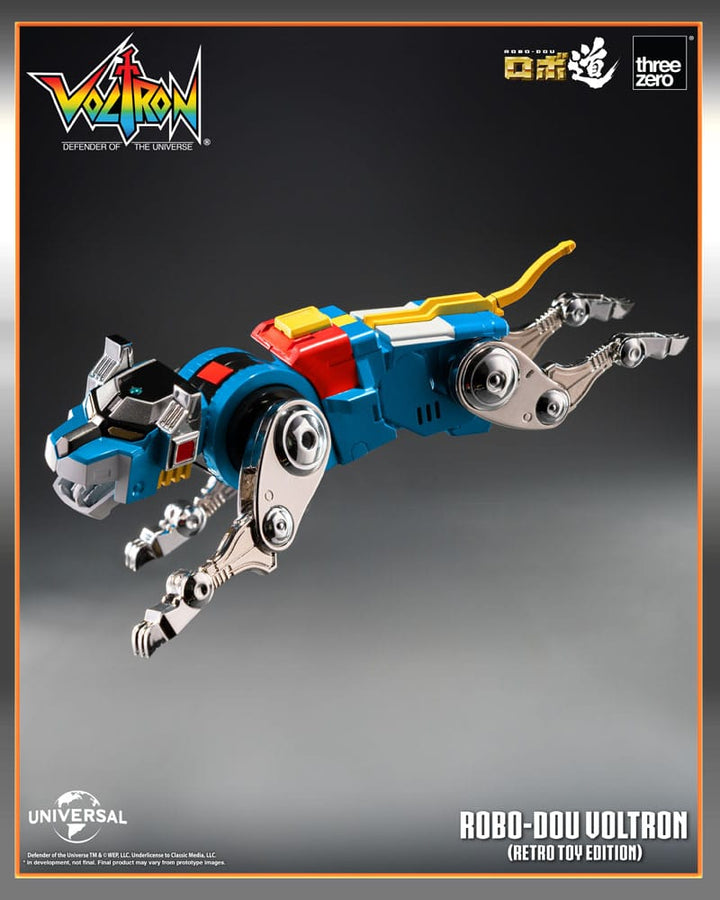 Voltron Retro Toy Edition Robo Dou Action Figure Voltron Defender of the Universe 27 cm