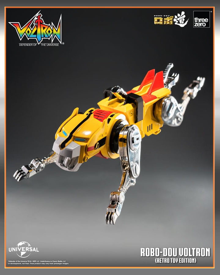 Voltron Retro Toy Edition Robo Dou Action Figure Voltron Defender of the Universe 27 cm