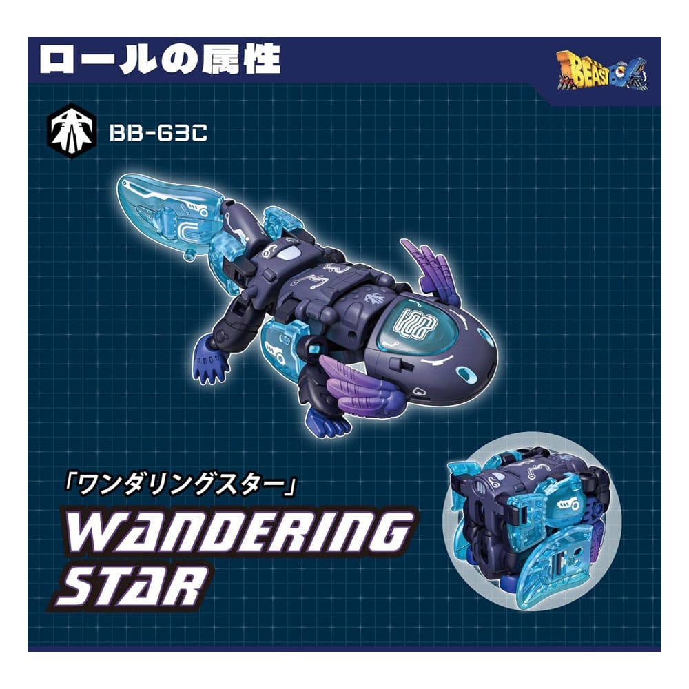 Beastbox BB-63AC Wandering Star (Axolotl) 1/18 Scale Cube Transforming Action Figure