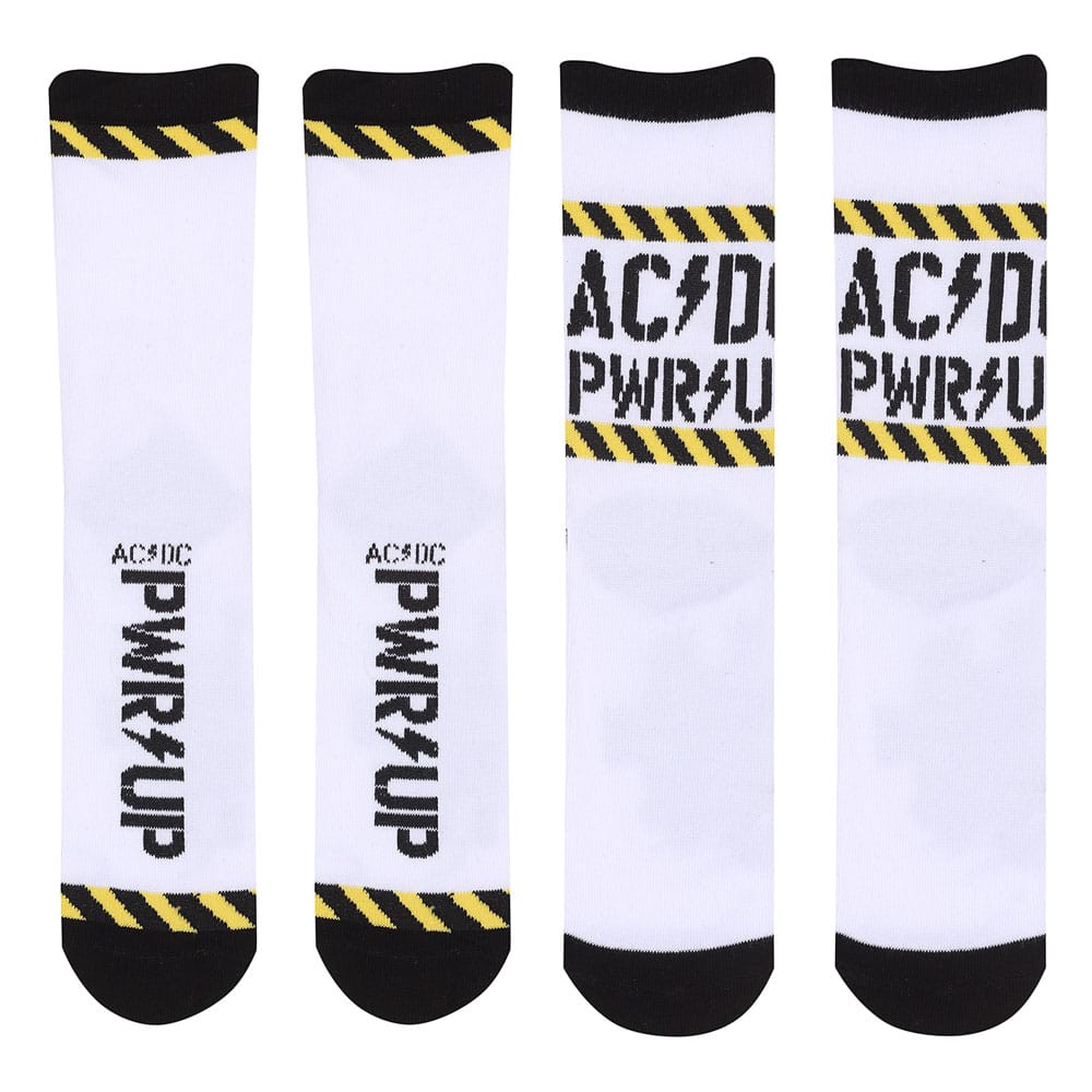 ACDC Power Up Socks Size S M