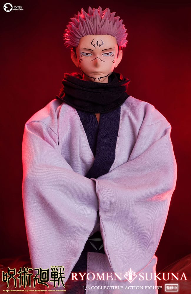 Threezero Ryomen Sukuna Jujutsu Kaisen Action Figure 1 6 Scale 30 cm