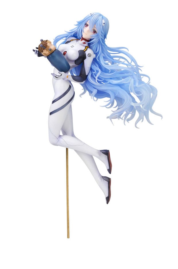 Evangelion Rei Ayanami Long Hair Ver Rebuild of Evangelion PVC Statue 1 7 Scale 28 Centimeter