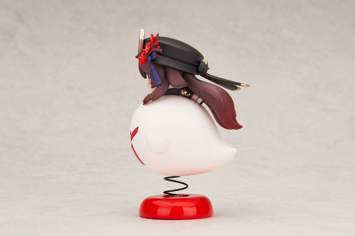 Genshin Impact Hu Tao Chibi Chara Yurayura Stand PVC Statue Re Run 10 cm