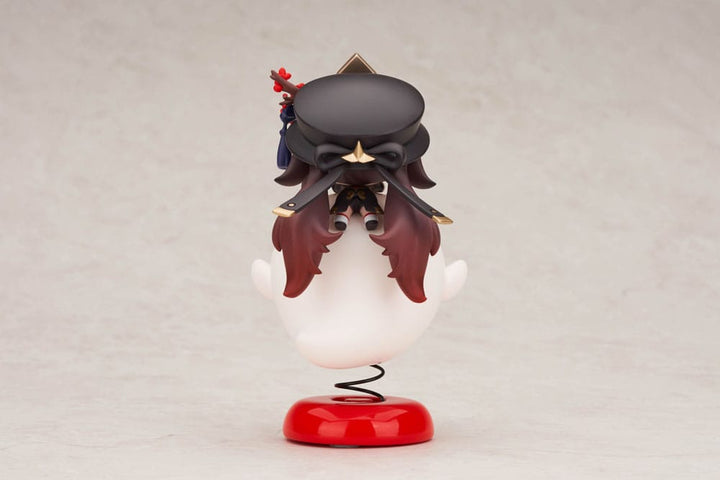 Genshin Impact Hu Tao Chibi Chara Yurayura Stand PVC Statue Re Run 10 cm