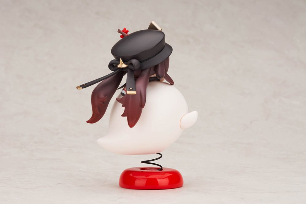 Genshin Impact Hu Tao Chibi Chara Yurayura Stand PVC Statue Re Run 10 cm