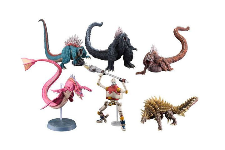 Godzilla King of the Monsters Gekizou Series PVC Statues Assortment 10 to 23 cm 6 Pack
