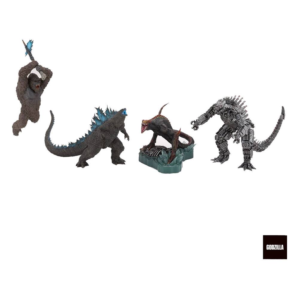 Godzilla vs Kong Hyper Modeling Series PVC Statues Assortment 7 to 11 cm 4 Pack