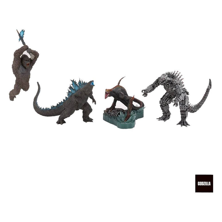 Godzilla vs Kong Hyper Modeling Series PVC Statues Assortment 7 to 11 cm 4 Pack