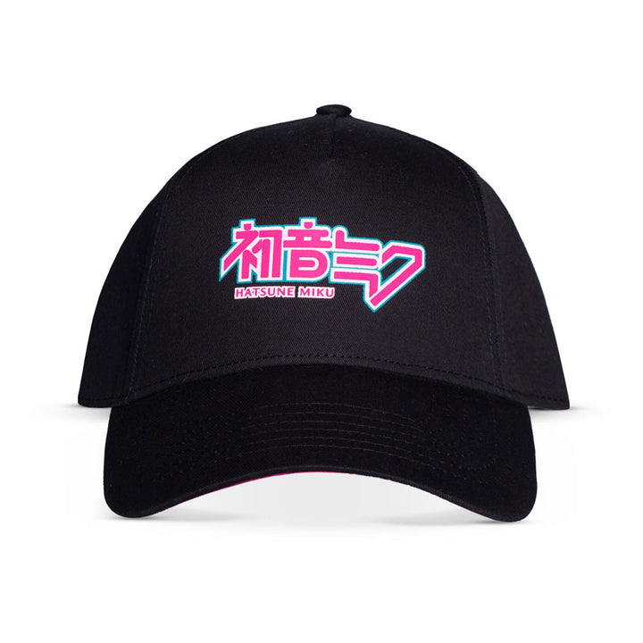 Hatsune Miku Logo Curved Bill Cap