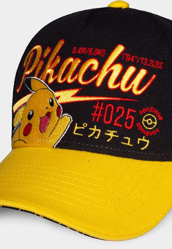 Pokemon Pikachu Hello Curved Bill Cap