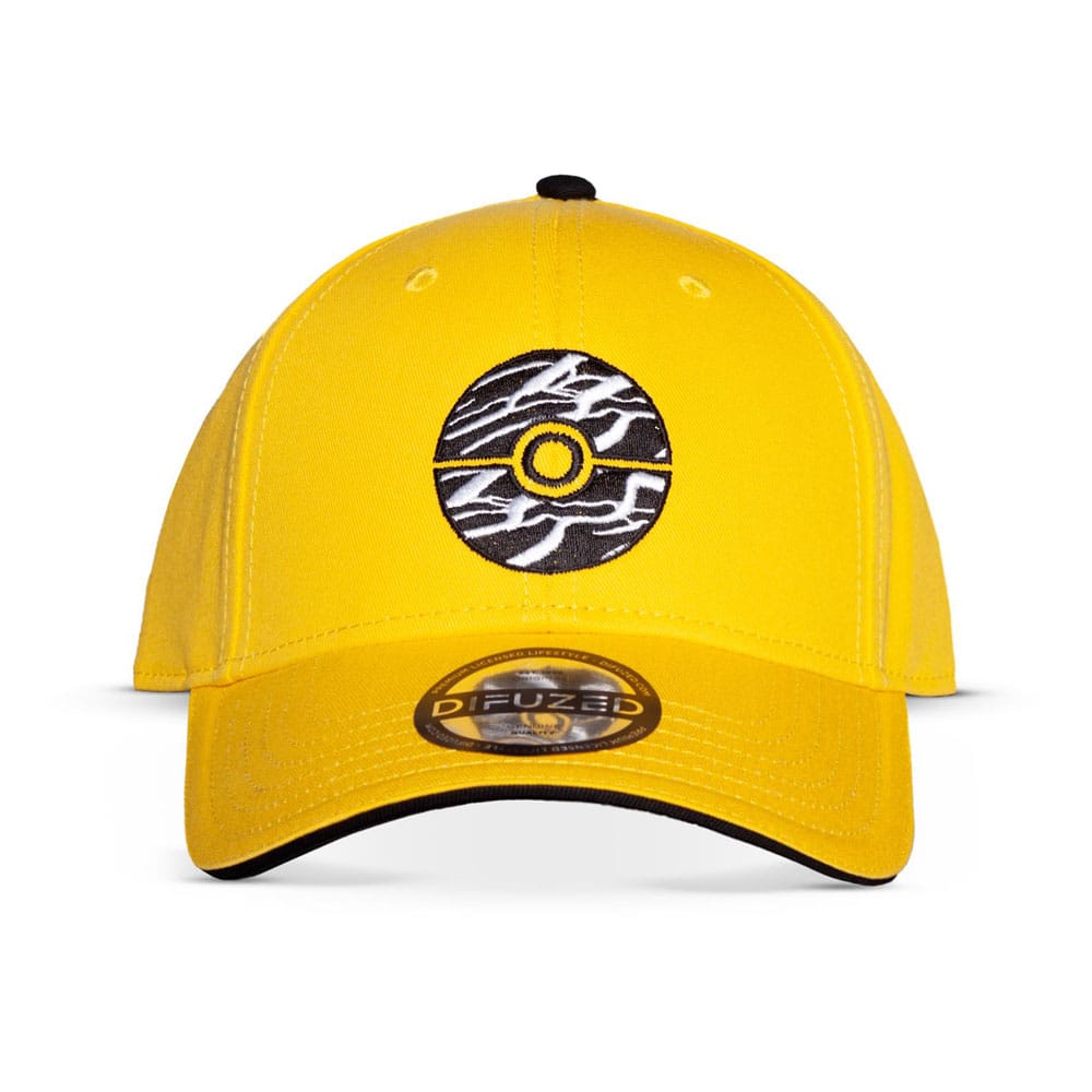 Pokemon Pokeball Yellow Curved Bill Cap
