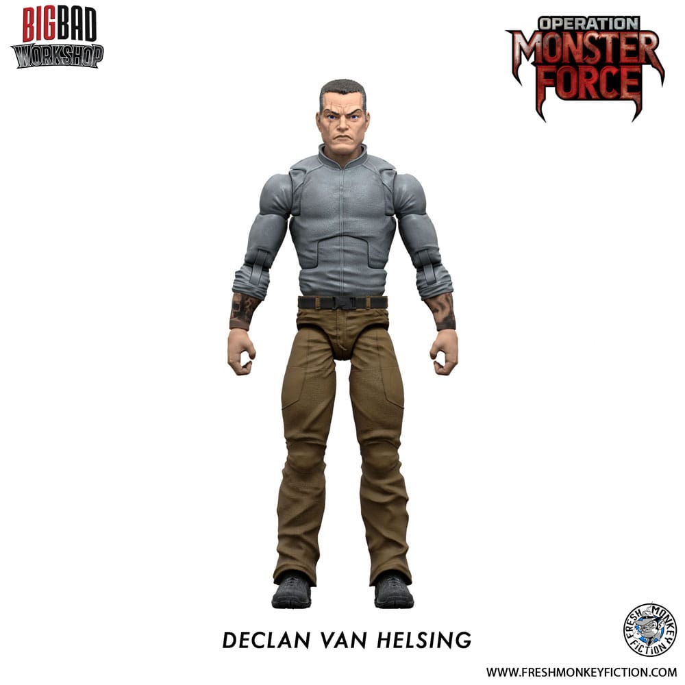 Operation Monster Force Declan Van Helsing Operation Monster Force Action Figure