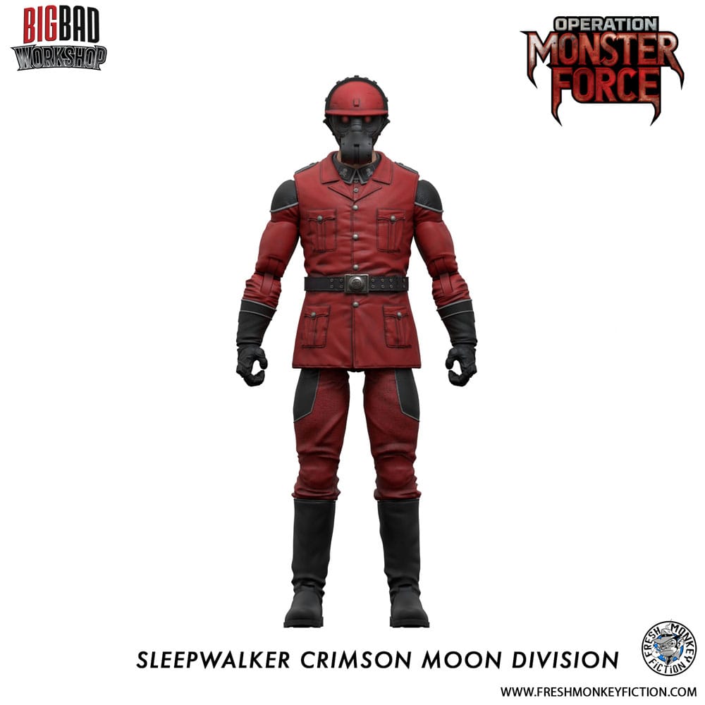 Operation Monster Force Sleepwalker Action Figure Crimson Moon Division