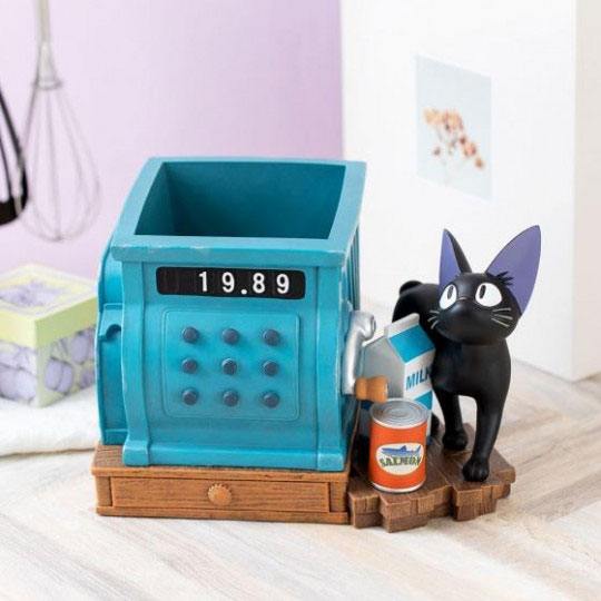 Kikis Delivery Service Jiji and Cash Register Diorama Storage Box