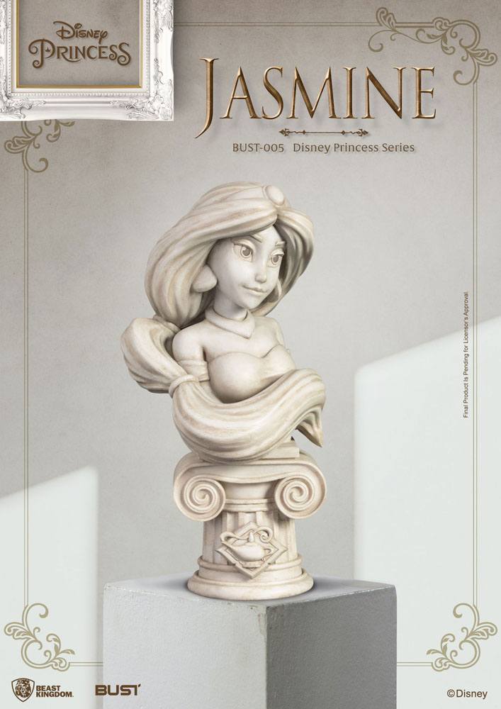 Beast Kingdom Disney Princess Series Jasmine Bust Statue, alternate view
