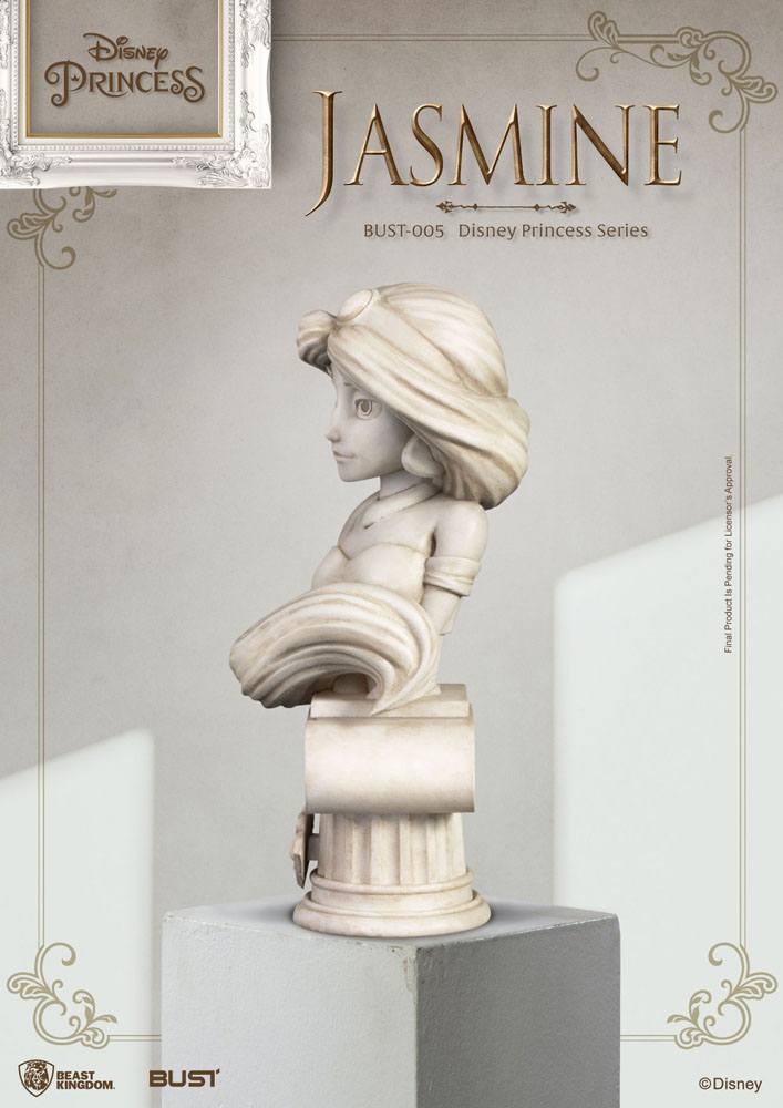 Beast Kingdom Disney Princess Series Jasmine Bust Statue, close-up detail