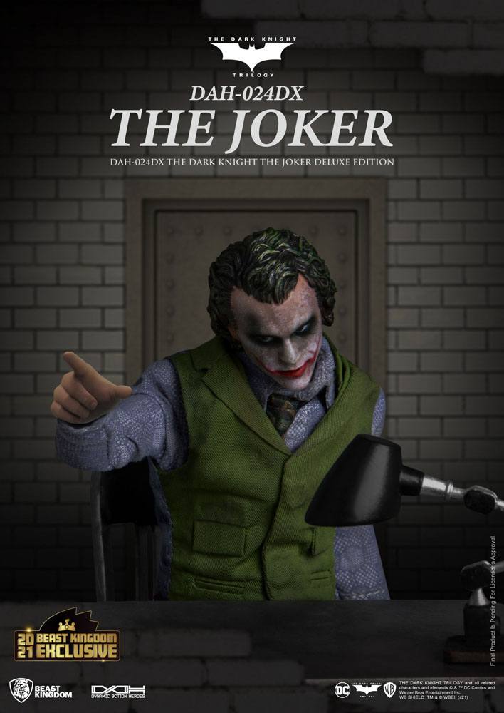 Batman The Joker The Dark Knight Dynamic 8ction Heroes Action Figure 21 Centimeter