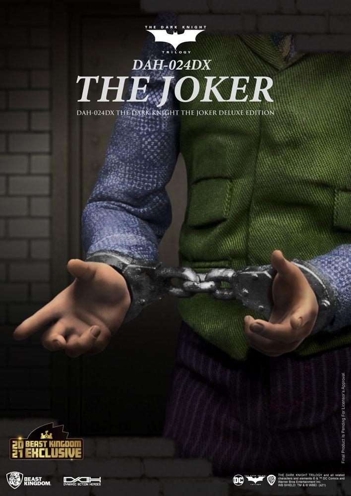 Batman The Joker The Dark Knight Dynamic 8ction Heroes Action Figure 21 Centimeter