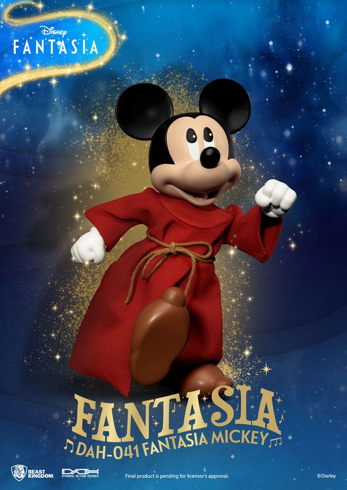 Disney Classic Dynamic 8ction Heroes Action Figure 1/9 Scale Mickey Fantasia