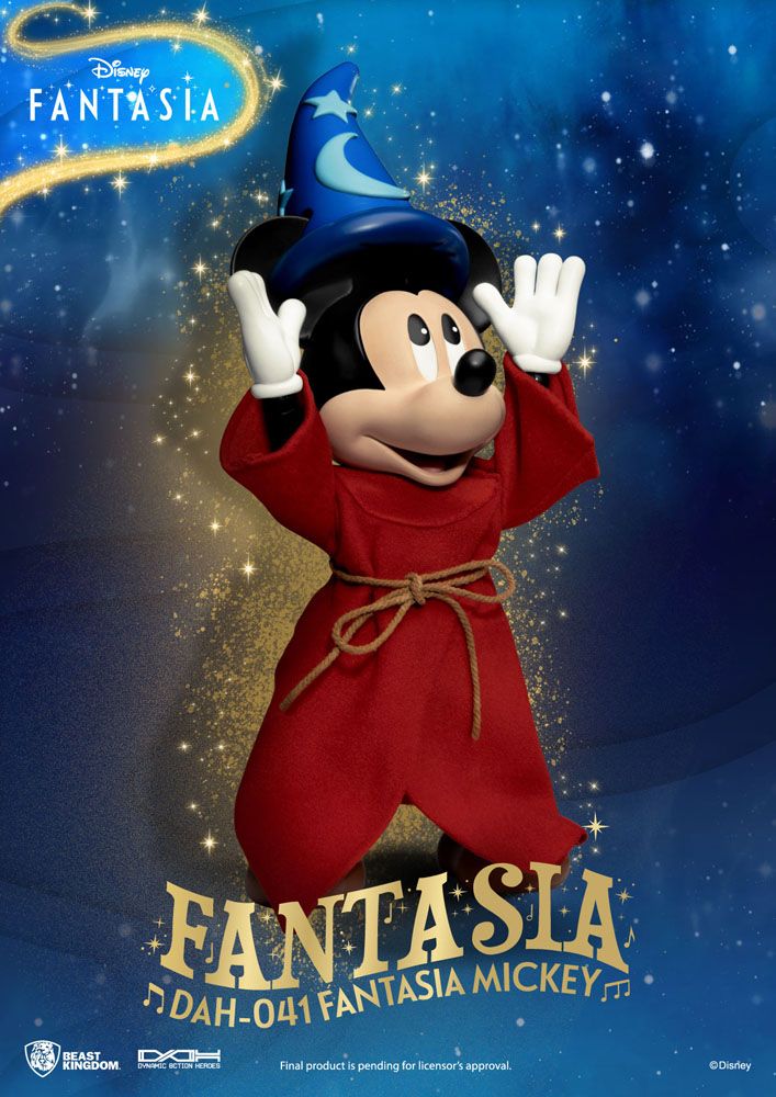 Disney Classic Dynamic 8ction Heroes Action Figure 1/9 Scale Mickey Fantasia