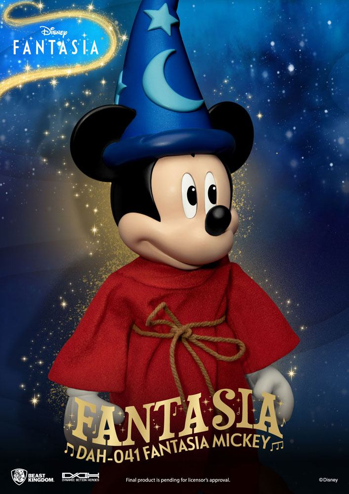 Disney Classic Dynamic 8ction Heroes Action Figure 1/9 Scale Mickey Fantasia