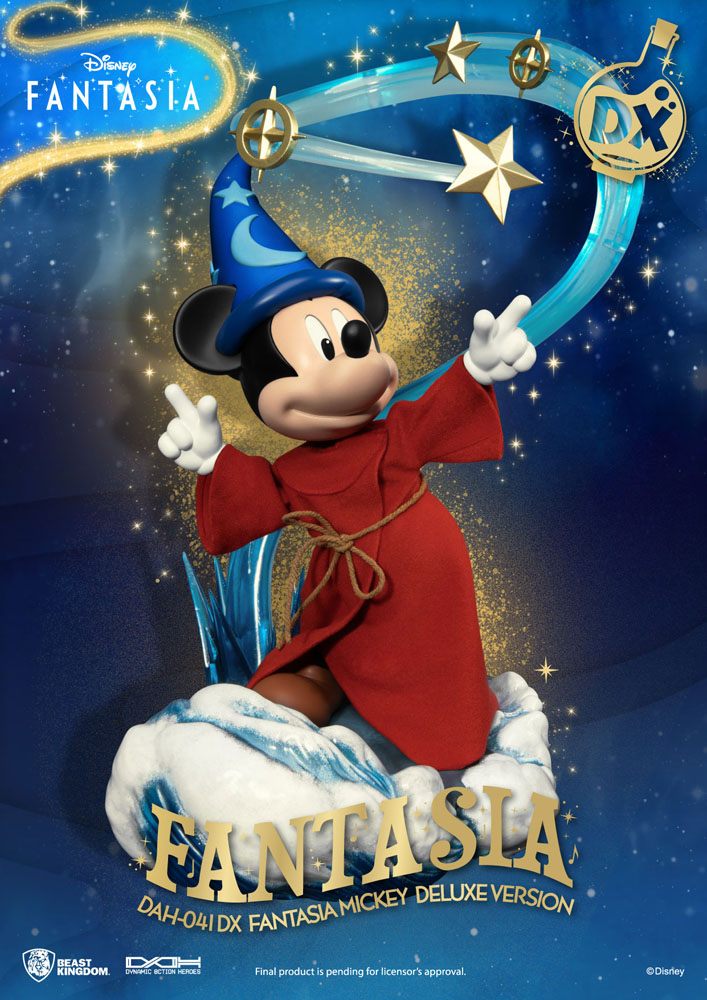 Disney Classic Dynamic 8ction Heroes Action Figure 1/9 Scale Mickey Fantasia Deluxe Version