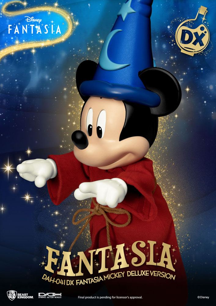 Disney Classic Dynamic 8ction Heroes Action Figure 1/9 Scale Mickey Fantasia Deluxe Version