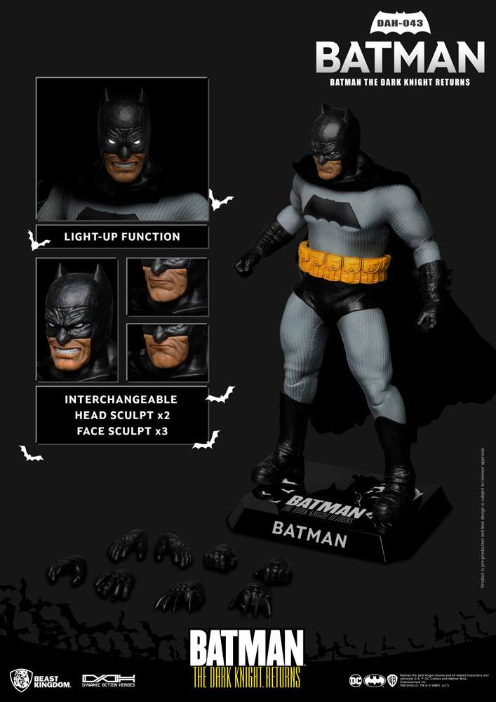 Batman The Dark Knight Return Dynamic 8ction Heroes Action Figure 1/9 Scale Batman