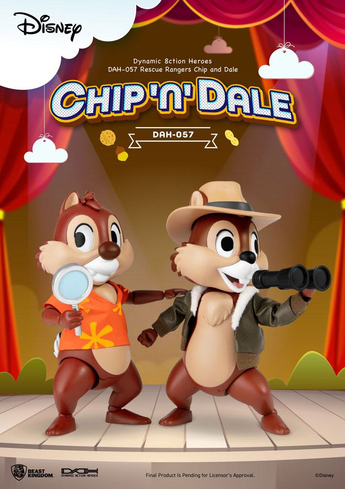 Chip 'n Dale: Rescue Rangers Dynamic 8ction Heroes Chip and Dale Two-Pack