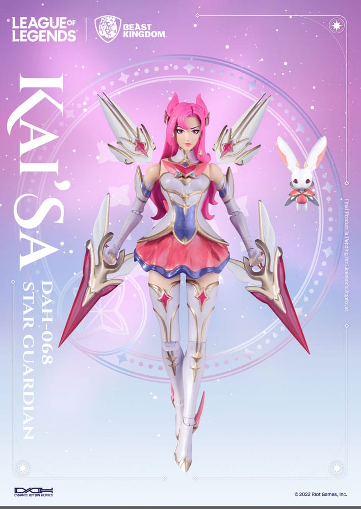 Beast Kingdom League of Legends Dynamic 8ction Heroes DAH-068 Star Guardian Kai'Sa