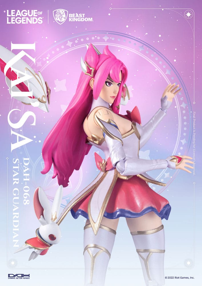 Beast Kingdom League of Legends Dynamic 8ction Heroes DAH-068 Star Guardian Kai'Sa