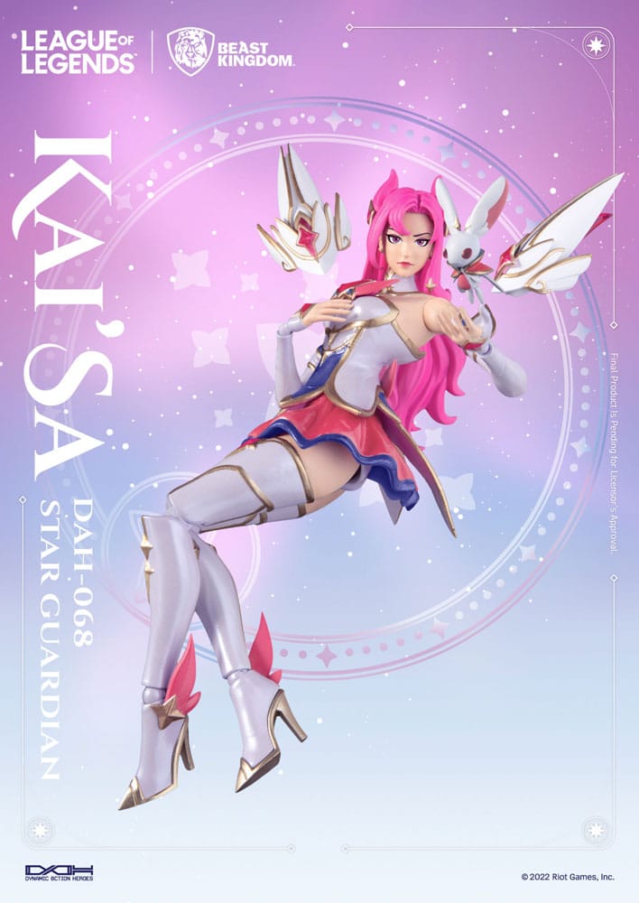 Beast Kingdom League of Legends Dynamic 8ction Heroes DAH-068 Star Guardian Kai'Sa