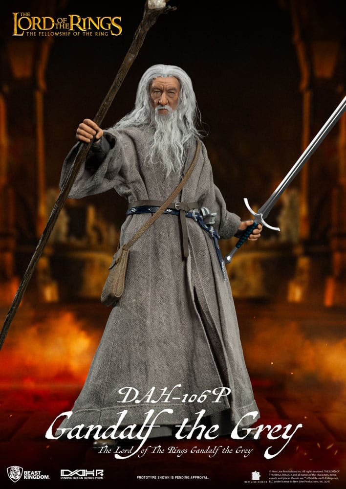 The Lord of the Rings Dynamic 8ction Heroes Gandalf the Grey Limited Edition Action Figure