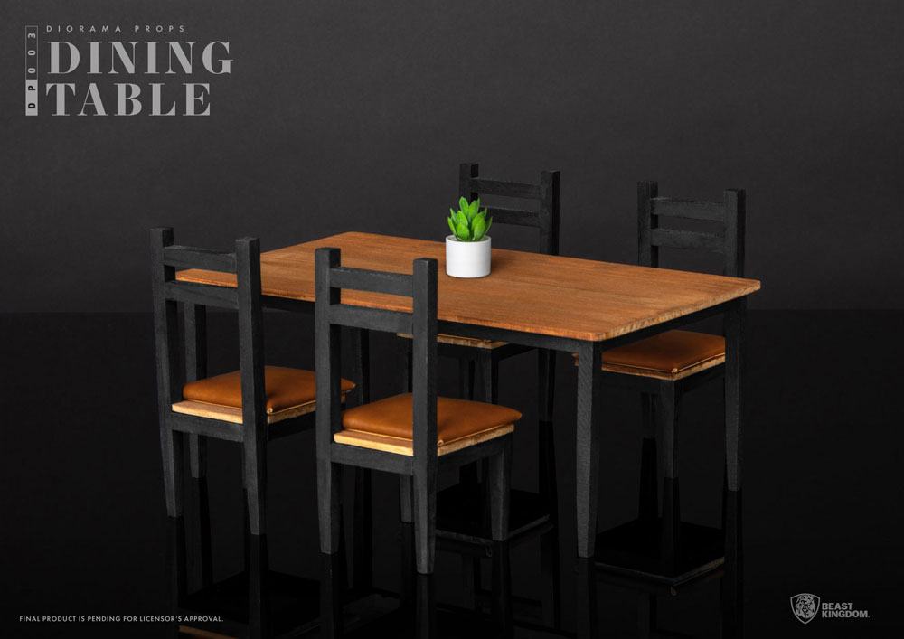 Beast Kingdom Diorama Props Dining Table Set Action Figure Accessory