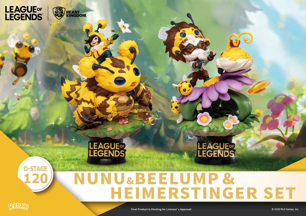 Beast Kingdom League of Legends D-Stage Nunu & Beelump & Heimerstinger Set