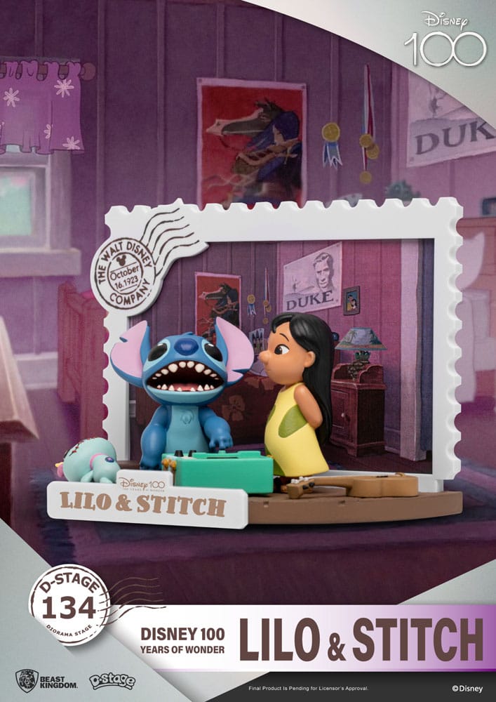 Disney 100 Years of Wonder D-Stage PVC Diorama Lilo & Stitch