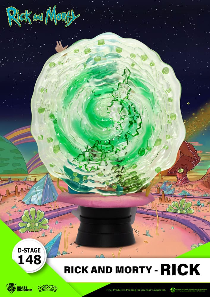 Rick and Morty Diorama Rick Sanchez Figure, close-up detail