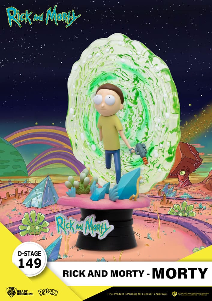 Rick and Morty Diorama Morty Smith Figure, side angle