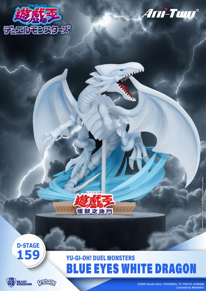 Beast Kingdom Blue Eyes White Dragon Yu Gi Oh Duel Monsters D Stage Diorama